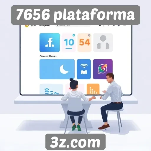 Evolução da interface do usuário no 7656 plataforma